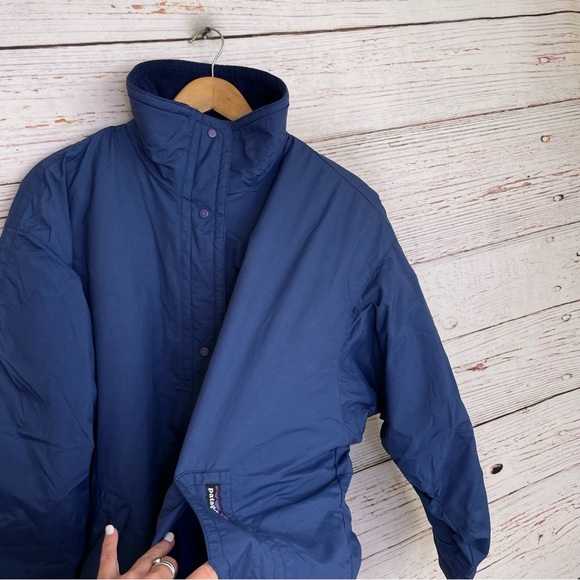 Patagonia vintage fleece lined snap button USA made jacket - Picture 4 of 13